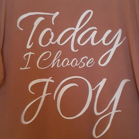 Handmade Tops - TEES WITH A PURPOSE - Today I Choose...